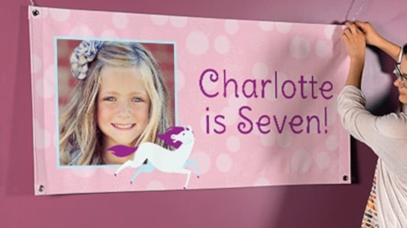Create personalized banners for your next event