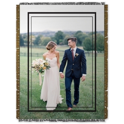 60x80 Photo Woven Throw with Classic design