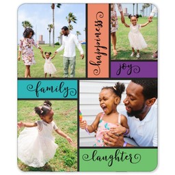 50x60 Sherpa Fleece Photo Blanket with Family Happiness design