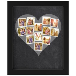 8x10 Photo Canvas With Contemporary Frame with Chalkboard Love design