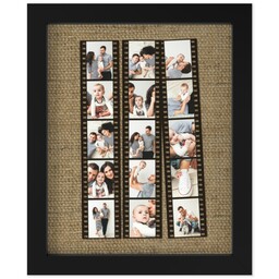 8x10 Photo Canvas With Contemporary Frame with Filmstrips design