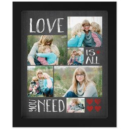8x10 Photo Canvas With Contemporary Frame with Love Is All You Need design