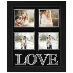 8x10 Photo Canvas With Contemporary Frame with Love Quadrant design
