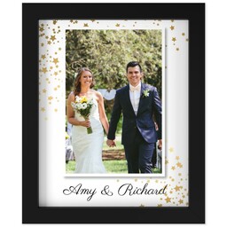 8x10 Photo Canvas With Contemporary Frame with Surrounded In Gold design