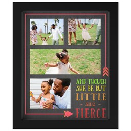 8x10 Photo Canvas With Contemporary Frame with Though She Be Little design