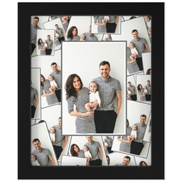 8x10 Photo Canvas With Contemporary Frame with Tiled Photo design