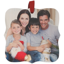 Maple Ornament - Fancy Brackets with Full Photo design