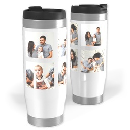14oz Personalized Travel Tumbler with 6 Collage design