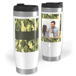 14oz Personalized Travel Tumbler with Camo design
