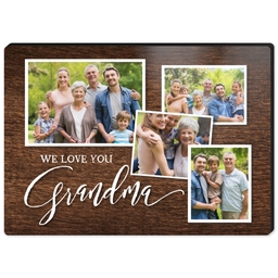 High Gloss Easel Print 5x7 with Grandma Love design