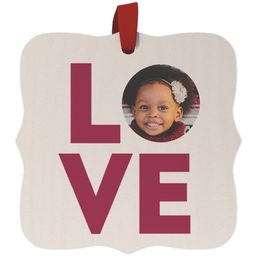 Maple Ornament - Fancy Brackets with Love Cut-out design