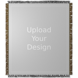 50x60 Photo Woven Throw with Upload Your Design design