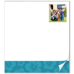 Notepad with Aloha Blue design
