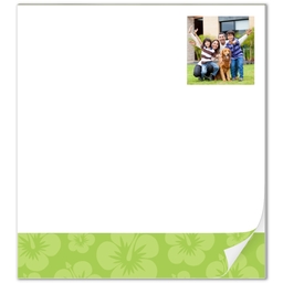 Notepad with Aloha Green design