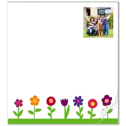 Notepad with Big Flowers design