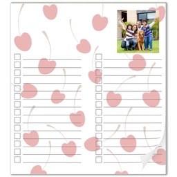 Notepad with Cherries List design