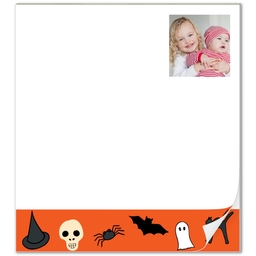 Notepad with Halloween design