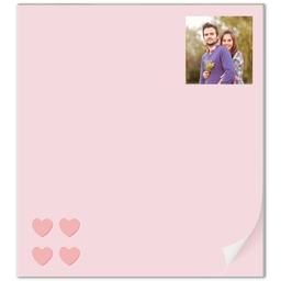 Notepad with Hearts design