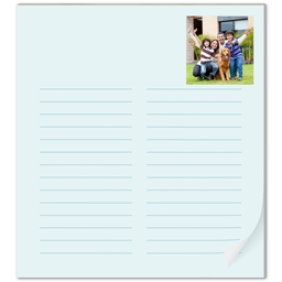 Notepad with Mint List design