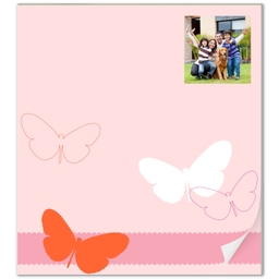 Notepad with Pink Butterfly design