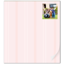 Notepad with Pink Stripes design