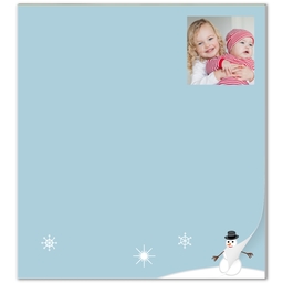 Notepad with Snowman design
