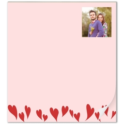 Notepad with Stylish Hearts design