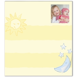 Notepad with Sun & Moon design