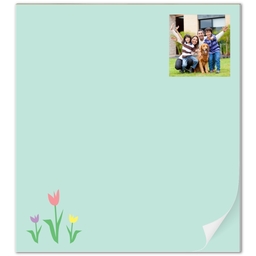 Notepad with Tulips design
