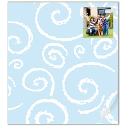 Notepad with Turquoise Swirls design
