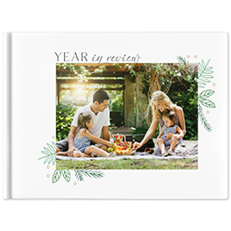 5x7 Hard Cover Photo Book with A Year of Memories design