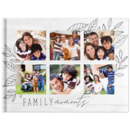 8x11 Layflat Photo Book with Heart of the House design
