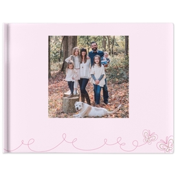 5x7 Hard Cover Photo Book with Baby Girl design