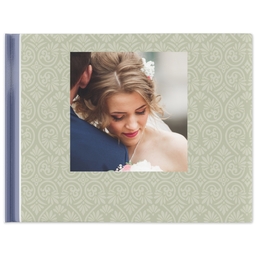 5x7 Hard Cover Photo Book with Damask Memory Book design