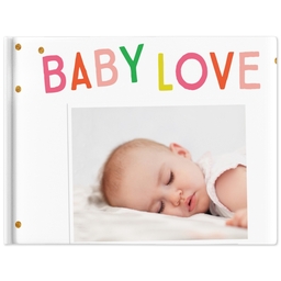 5x7 Hard Cover Photo Book with Bright Baby design