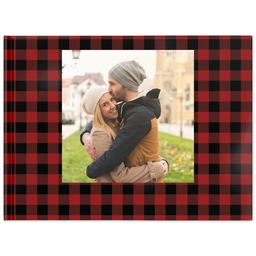 8x11 Layflat Photo Book with Forever Plaid design