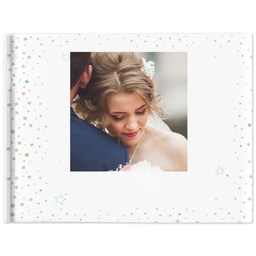 5x7 Hard Cover Photo Book with Hint Of Gold design