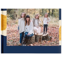 8x11 Layflat Photo Book with Gold Leaf design