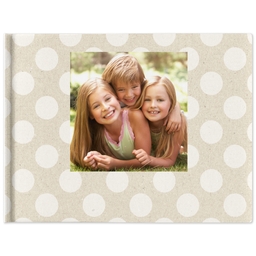 5x7 Hard Cover Photo Book with Kraft Paper Pop design