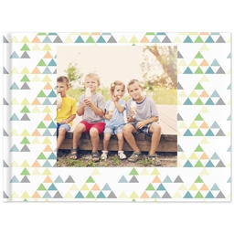 8x11 Layflat Photo Book with Prisms and Arrows design