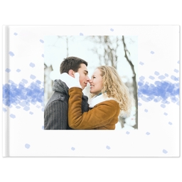 8x11 Layflat Photo Book with Watercolor Ombre design