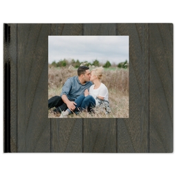 5x7 Hard Cover Photo Book with Wood design