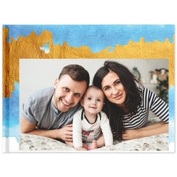 8x11 Layflat Photo Book with Watercolor design
