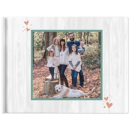 5x7 Hard Cover Photo Book with Forever Family design