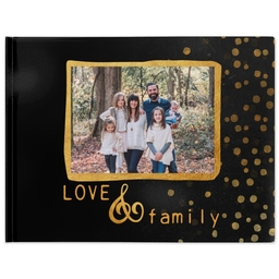 5x7 Hard Cover Photo Book with Golden Moments design