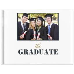 5x7 Hard Cover Photo Book with Graduation Time design
