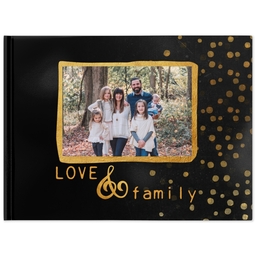 8x11 Layflat Photo Book with Golden Moments design