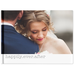 Same-Day 8x11 Hard Cover Photo Book with Fairytale Wedding design