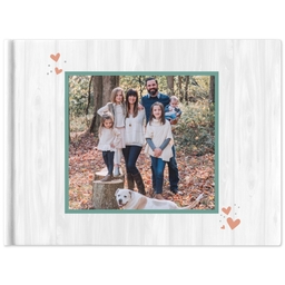 Same-Day 8x11 Hard Cover Photo Book with Forever Family design