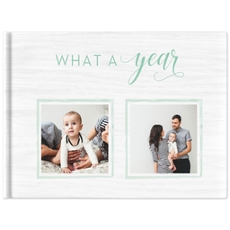 Same-Day 8x11 Hard Cover Photo Book with What a Year design